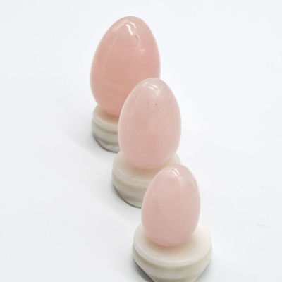 Tecnica lucida Quarzo rosa e giada Uova Yoni Top Kegel Esercizio di scelta per le donne