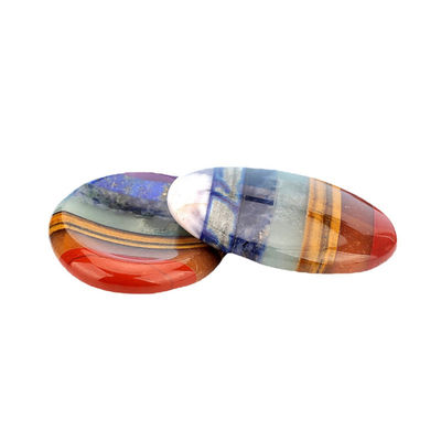 Balancing Chakra Essential Natural Worry Stone Finger Massage Tool con dimensioni di 45*35*8mm e certificato ISO9001