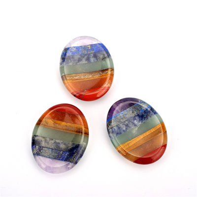 Balancing Chakra Essential Natural Worry Stone Finger Massage Tool con dimensioni di 45*35*8mm e certificato ISO9001