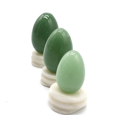 Ottieni un pavimento pelvico più forte con l'esercizio di Kegel con le uova Yoni in giada verde scolpita