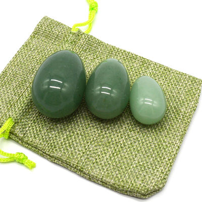 Ottieni un pavimento pelvico più forte con l'esercizio di Kegel con le uova Yoni in giada verde scolpita
