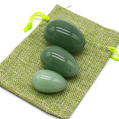 Ottieni un pavimento pelvico più forte con l'esercizio di Kegel con le uova Yoni in giada verde scolpita