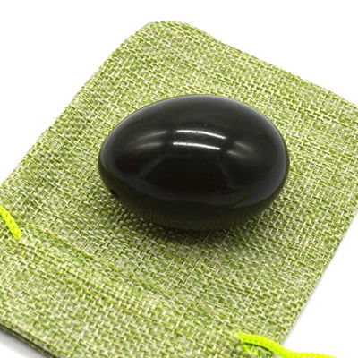 Nefrite a forma di uovo Uova di giada Kegel Uova di giada Gemma naturale Uova Yoni 40*30mm