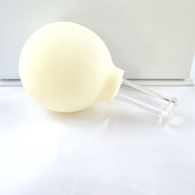 2023 Arrivi 2 pezzi di vetro silicone Cupping Set Massaggio vuoto suczione Cupping Cups per il viso da gomma e martello di massaggio