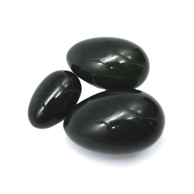 Uova Yoni a giada di nefrite verde certificata per donne Kegel Prodotto in 43*30mm Dimensione caratteristica regionale