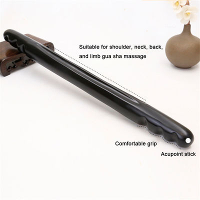 Black Bian Stone Body Massage Wand per un'efficace dragaggio dei meridiani e un migliore drenaggio linfatico