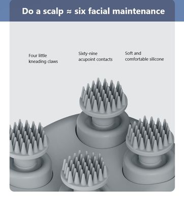Massaggio muscolare impermeabile portabile Vibrazione Massaggio testa elettrica Gneting massaggiatore del cuoio capelluto Gua Sha Mini Head Guasha Machine