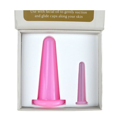 2 PCS Tazza di massaggio in silicone Set per anti cellulite e cura della salute Essential Personal Cupping