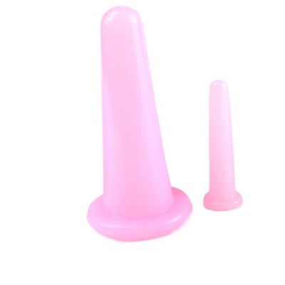 2 PCS Tazza di massaggio in silicone Set per anti cellulite e cura della salute Essential Personal Cupping