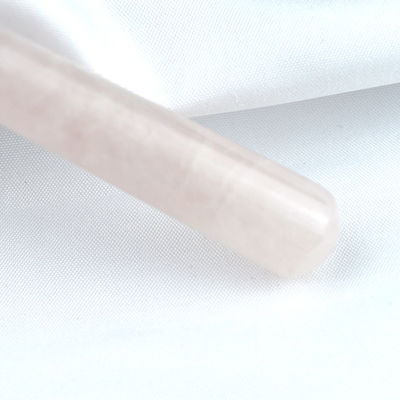 Rose Quartz Facial Ice Roller Guasha 100% naturale cristallo Gua Sha massaggiatore per la bellezza rosa strumento di massaggio del viso rosa cristallo