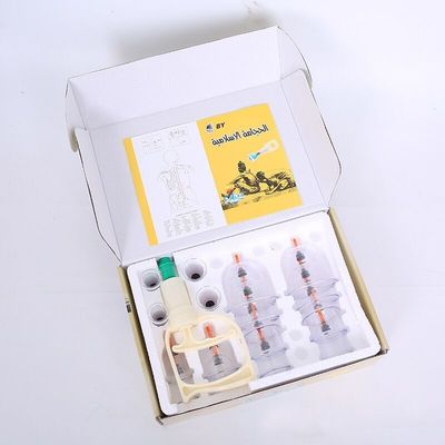 18 pezzi Chinese Body Cupping Jars Kit per Suction Cupping Massaggio Terapia Medica Massaggio Cupping Set