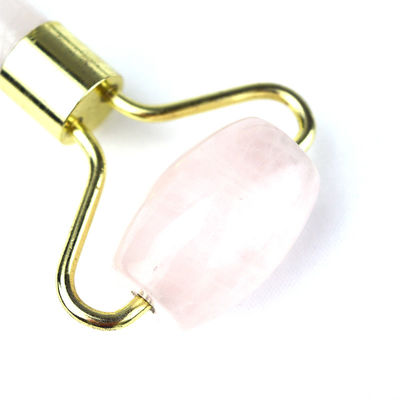 Massaggio muscolare Massaggiatore facciale 2024 Rose Quartz Naturale Jade Roller Gua Sha Strumenti con Logo personalizzato