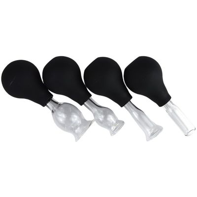 Strumenti di massaggio Set di aspirazione in vetro di silicone per il viso Guasha Rimozione delle rughe Cura della pelle Spa Salone di bellezza Tazze di terapia