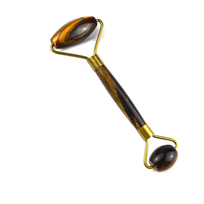 Strumento di massaggio facciale 100% naturale stretta per gli occhi Giada Gua Sha Roller per il viso per stringere l'area degli occhi