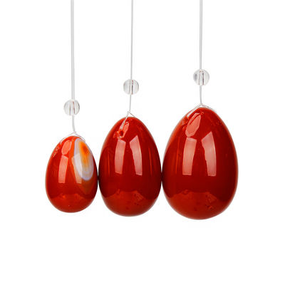Carnelian Yoni Uovo per amore tema Massaggio intimo e massaggio del corpo