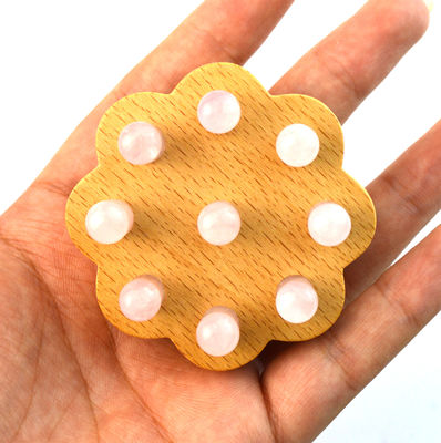 Massaggio Rose Quartz Scalp Comb Head Hair Care Giada Massaggiatore Spazzola Capelli Massaggio Corporeo Attrezzature per Massaggio Capello Rilassante