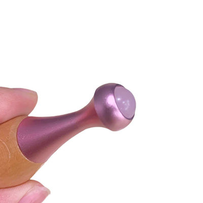 Manico di legno Jade Massage Roller Facial Gua Sha Massage Stick e Strumenti per la cura degli occhi per promuovere l'assorbimento della crema per gli occhi