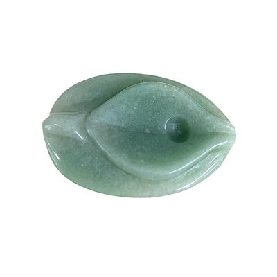 Giada Vagina Scultura Artigianato Verde Cura Naturale Fluorite Spiritualità Reiki Donne Fiore Figurine per Prodotti