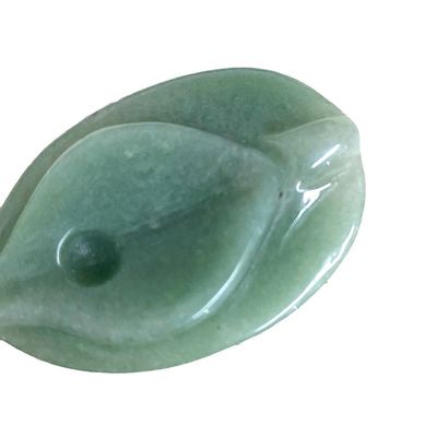 Giada Vagina Scultura Artigianato Verde Cura Naturale Fluorite Spiritualità Reiki Donne Fiore Figurine per Prodotti