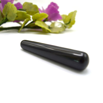 10*2cm Black Obsidian Yoni Wand Il tuo strumento per la salute e il massaggio femminile