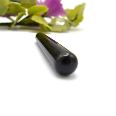 10*2cm Black Obsidian Yoni Wand Il tuo strumento per la salute e il massaggio femminile