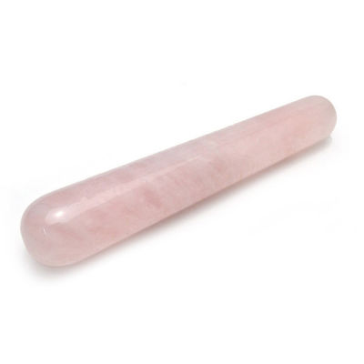 Rose Quartz Dildo Massage Wand Massaggio sessuale Wand donne Yoni Wand