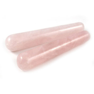 Rose Quartz Dildo Massage Wand Massaggio sessuale Wand donne Yoni Wand