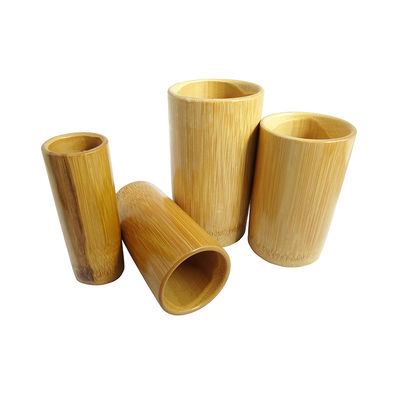 Set di terapia con coppe di bambù marrone per massaggi di rilascio miofasciale e sollievo dalla tensione