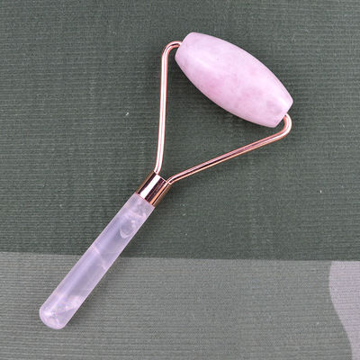 Massaggiatore Faciale 2024 Popolare Natural Rose Quartz Facial Roller 100% Natural Crystal Massager For Face Eye Massage Prodotti di Bellezza