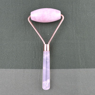 Massaggiatore Faciale 2024 Popolare Natural Rose Quartz Facial Roller 100% Natural Crystal Massager For Face Eye Massage Prodotti di Bellezza