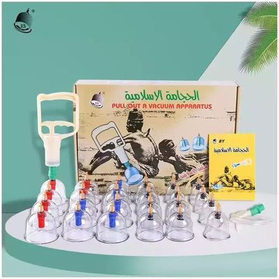 Kit di terapia del vuoto e della coppetta Manuale Ventosa usa e getta Hijama Cupping Set 24 pcs 39*27*8cm 80*42*56.5cm 20 scatole/scatola