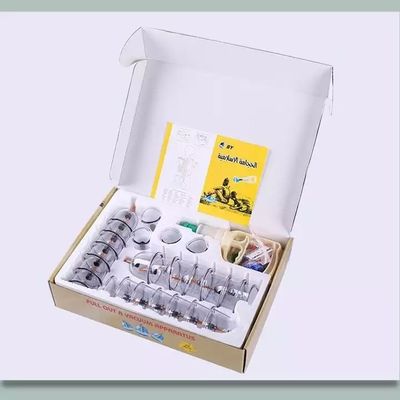 Kit di terapia del vuoto e della coppetta Manuale Ventosa usa e getta Hijama Cupping Set 24 pcs 39*27*8cm 80*42*56.5cm 20 scatole/scatola