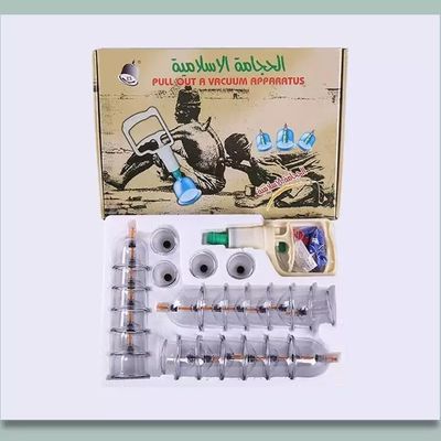 Kit di terapia del vuoto e della coppetta Manuale Ventosa usa e getta Hijama Cupping Set 24 pcs 39*27*8cm 80*42*56.5cm 20 scatole/scatola