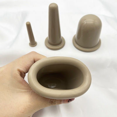 OEM/ODM Accettato 4 Pcs Set di Cupping in Silicone per Cupping Faciale Coppe di Massaggio a vuoto