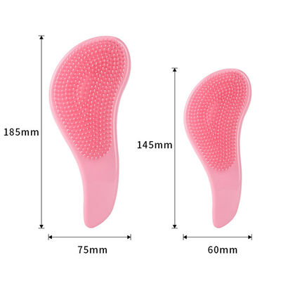 2 taglie Puro pettine per massaggi a testa a colori Anti-statico Pelle cura spazzola Detangle doccia spazzola per capelli pettine Scalpo pettine per massaggi