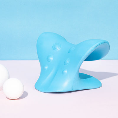 Strumento polivalente per massaggiare il collo cuscino cervicale a forma di C con gravità pressione delle dita e trazione delle spalle
