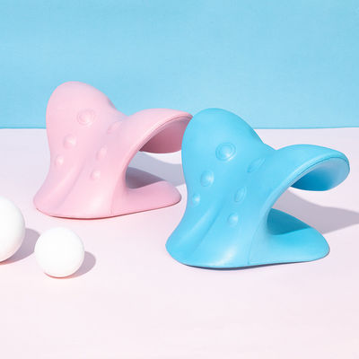 Strumento polivalente per massaggiare il collo cuscino cervicale a forma di C con gravità pressione delle dita e trazione delle spalle