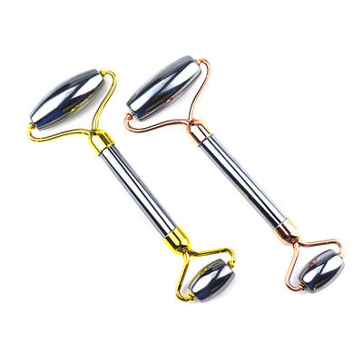 Disponibile il logo personalizzato Terahertz Facial Roller Gua Sha Massager per viso collo occhio Guasha Massaggio Prodotti di bellezza