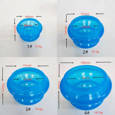 Colorato set di terapia con tazze di silicone per massaggio miofasciale e sollievo dal dolore muscolare Suczione più forte