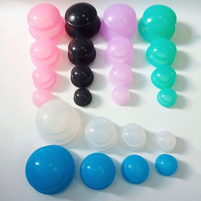 Colorato set di terapia con tazze di silicone per massaggio miofasciale e sollievo dal dolore muscolare Suczione più forte