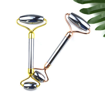2024 Terahertz Jade Roller Massager Guasha Massaggio viso collo occhio Gua Sha Purple Skin Beauty Tools per il massaggio muscolare