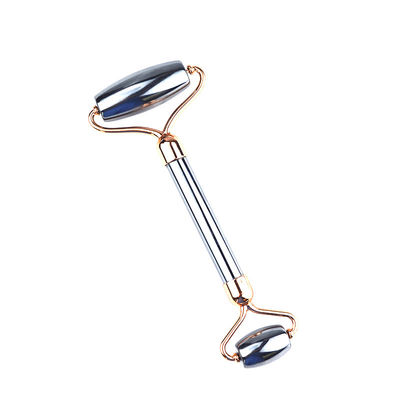 2024 Terahertz Jade Roller Massager Guasha Massaggio viso collo occhio Gua Sha Purple Skin Beauty Tools per il massaggio muscolare