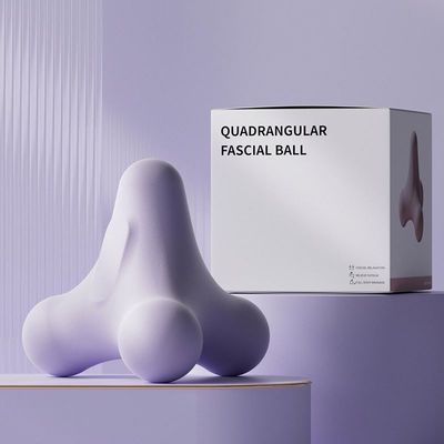 TPE quattro angolo sola massaggiatore Fascia rilassamento palla di massaggio per il rilassamento muscolare e la funzione Gua Sha
