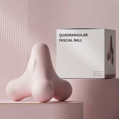 TPE quattro angolo sola massaggiatore Fascia rilassamento palla di massaggio per il rilassamento muscolare e la funzione Gua Sha