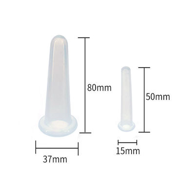 2pcs Set di tazze in silicone per la cura della salute Massaggio con tazza di terapia fisica