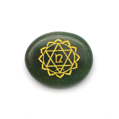 Ametista Pietra di Chakra Ispirazionale Set in 7 colori per energia mista