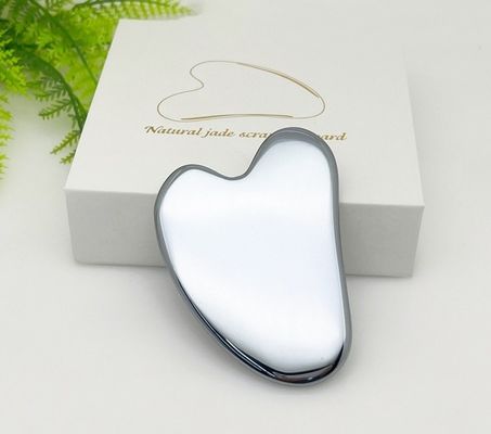 Terahertz Stone Gua Sha Facial Tools per massaggiare e guarire il viso 100% naturale autentico