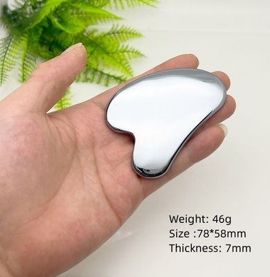 Terahertz Stone Gua Sha Facial Tools per massaggiare e guarire il viso 100% naturale autentico