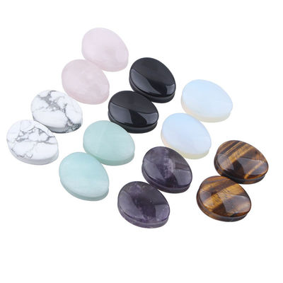 Stone Auricle Ear Expansion Pug Piercing Body Jewelry Natural Crystal Jade Stone Popolare OEM ODM Agate Plug Tunnel Gioielli