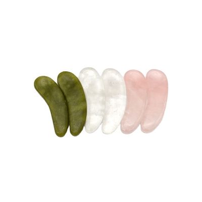 3.8*1.3*0.4cm Crema cristallina naturale per gli occhi cucchiaio bastoncino massaggio degli occhi accessori per la cura degli occhi